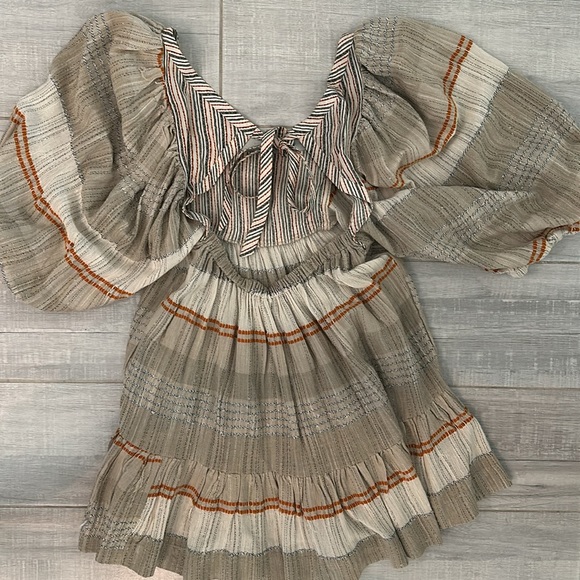 Free People All Lined Up Mini Dress - Picture 4 of 4